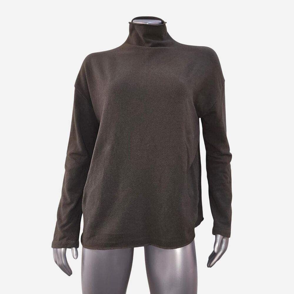 Vince Women's Green and Khaki Blouse